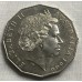 AUSTRALIA 1999 . FIFTY 50 CENTS COIN . COAT OF ARMS